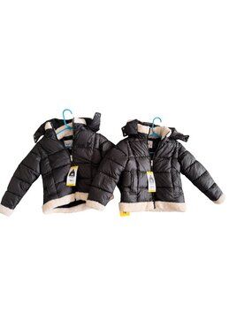 NWT-TWINS sam Edelman size small 6/7 winter puffer jacket with star